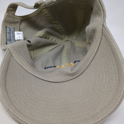 Eddie Bauer Baseball Cap Beige OSFM Athletics 20 Embroidered Cotton Slideback