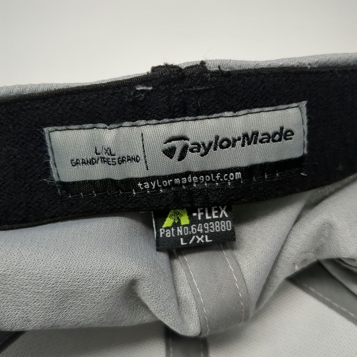 TaylorMade Baseball Cap Gray XL Fitted R15 Aero Burner Flexfit Golf Sport Hat