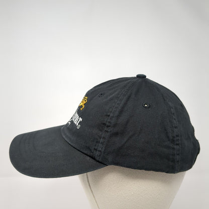 Kretschmar Strapback Hat Black One Size Adjustable Embroidered 6 Panel