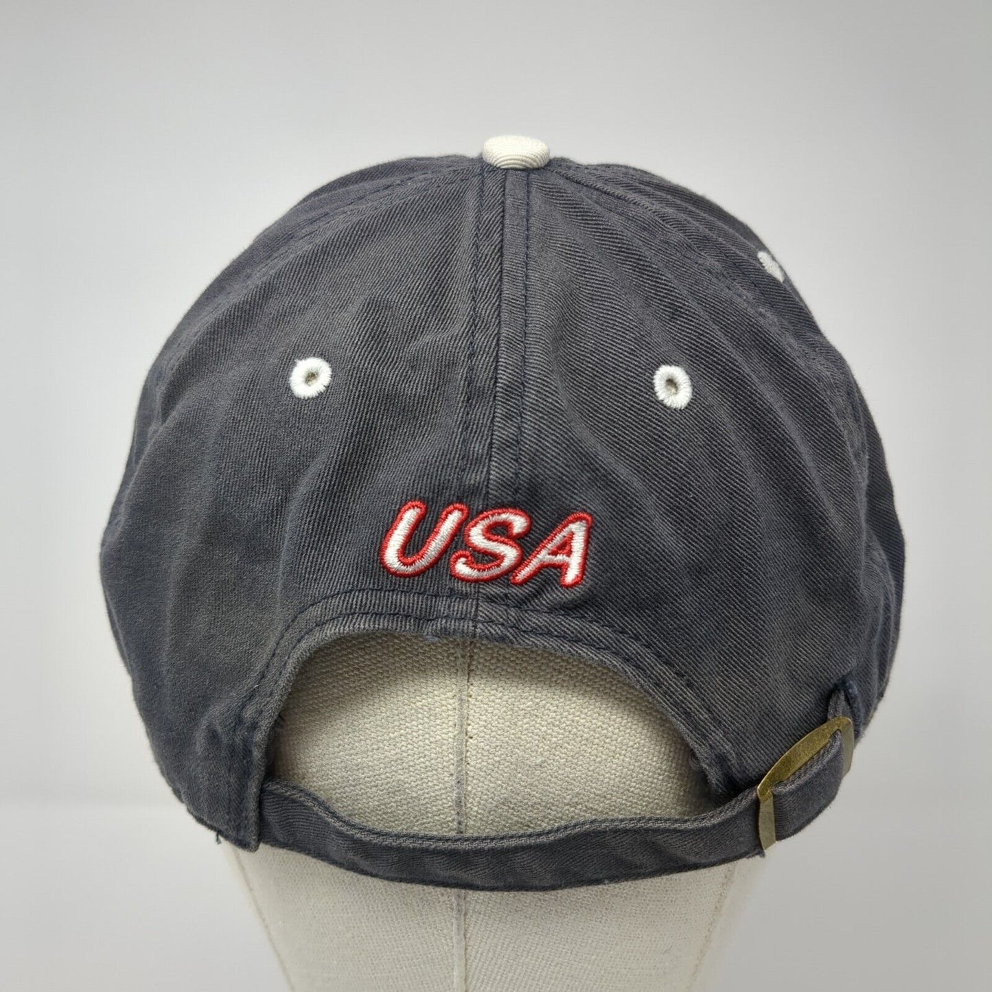 Titleist USA Flag Slideback Hat Gray One Size Adjustable Embroidered