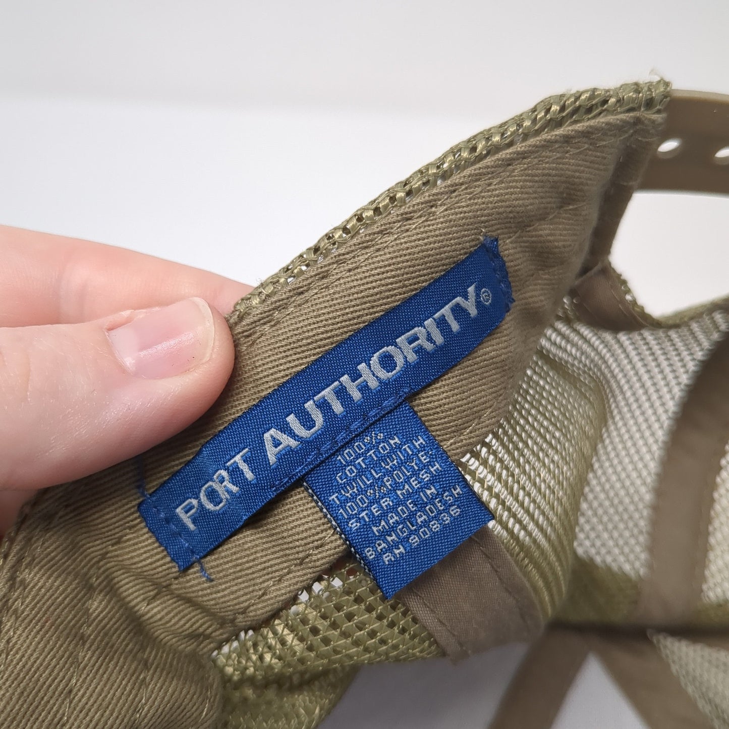 Real Faith It's All About Jesus! Trucker Hat Brown One Size Mesh Back