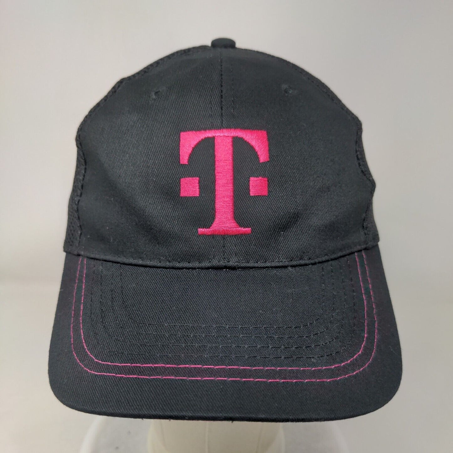 T-Mobile Tuesdays Strapback Trucker Hat Black OSFA Adjustable Embroidered