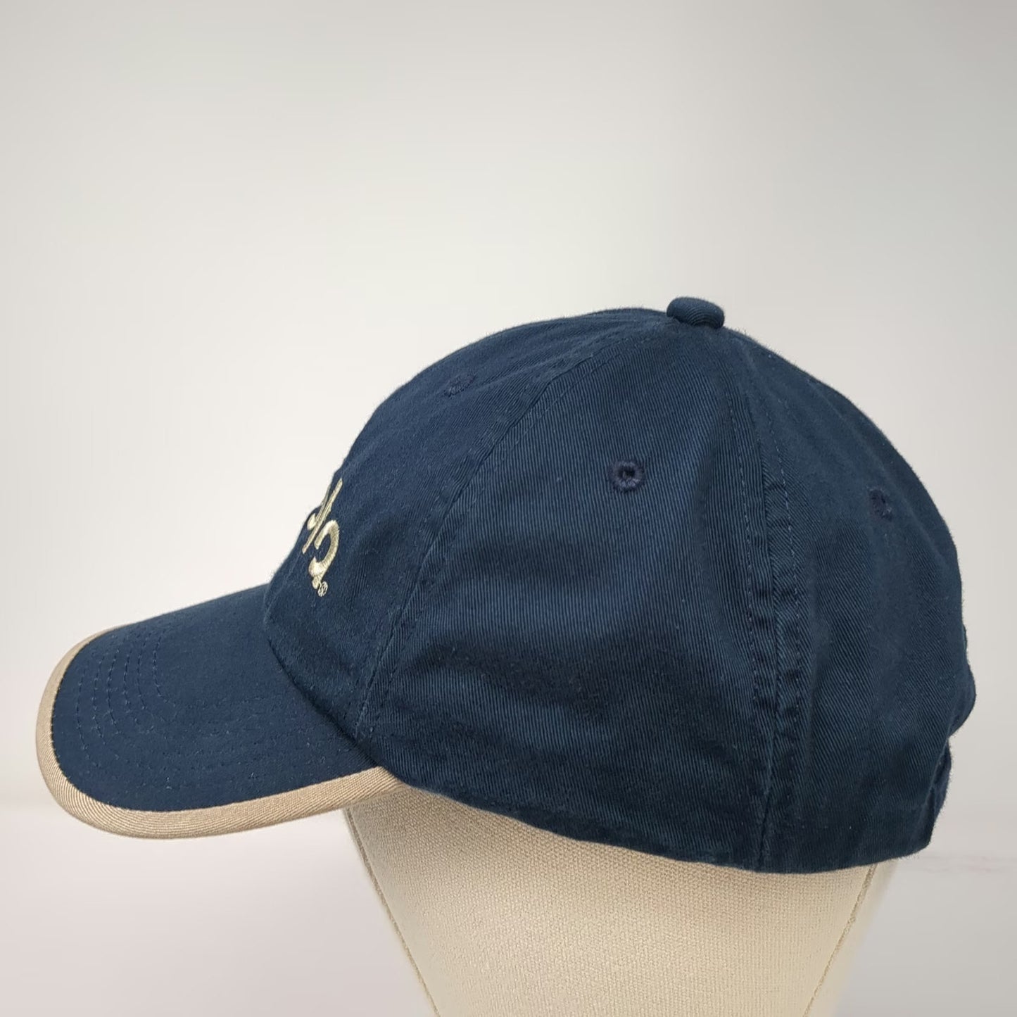 K-Products Baseball Cap Blue One Size Kubota Embroidered Contrast Piping Hat