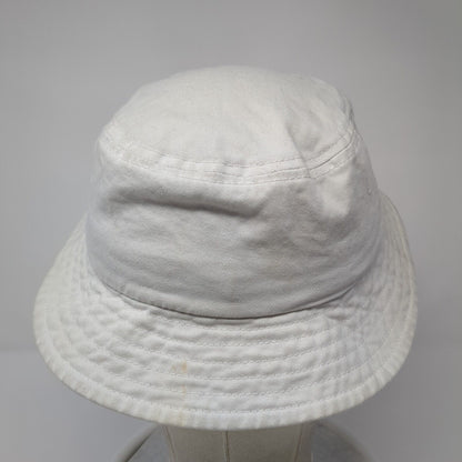 OBEY Bucket Hat White One Size Lightweight Embroidered Camp Fishing Outdoor