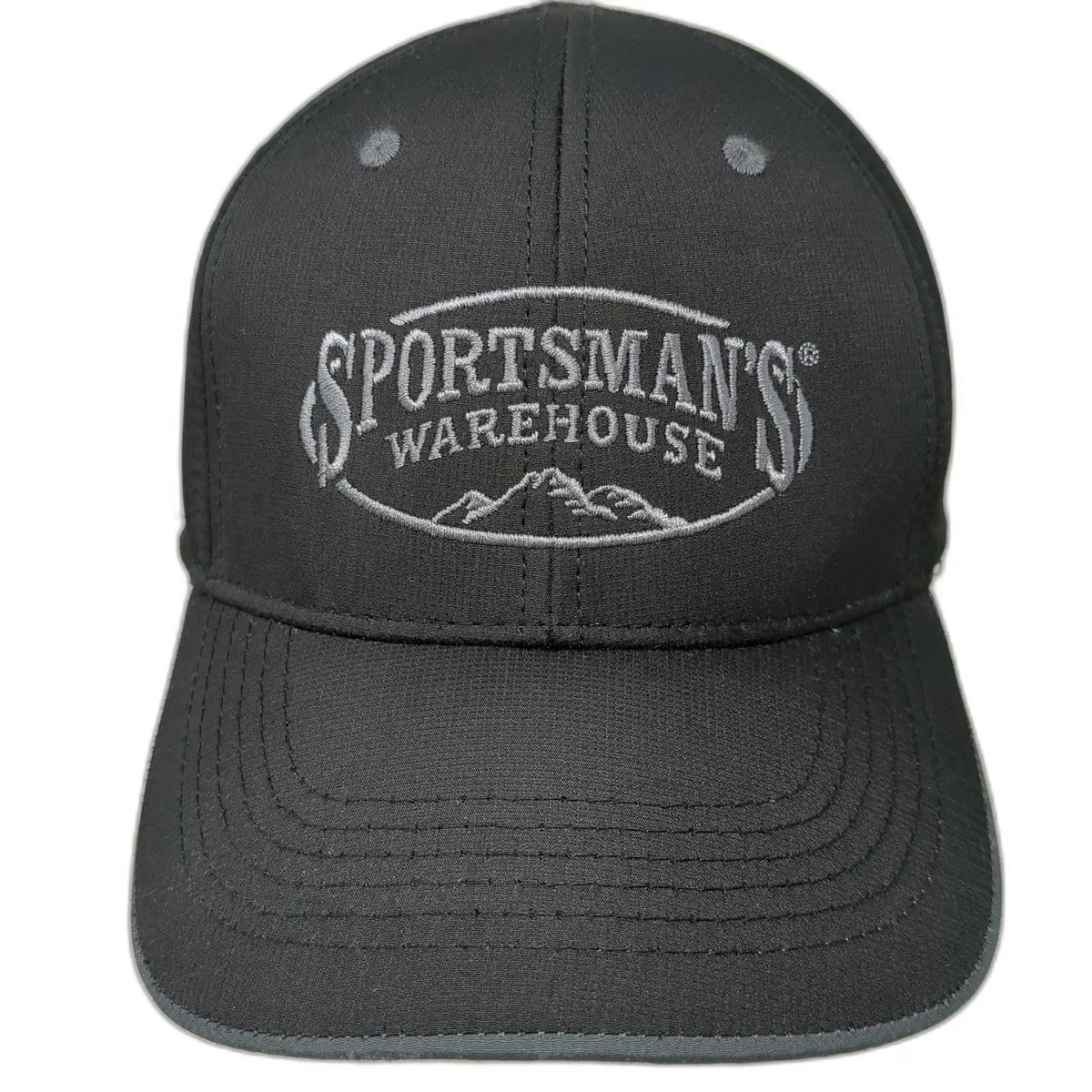 Sportsman's Warehouse Baseball Cap Black One Size Strapback Mountain Logo Hat