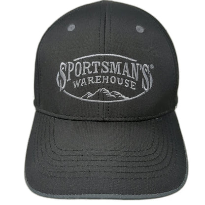 Sportsman's Warehouse Baseball Cap Black One Size Strapback Mountain Logo Hat