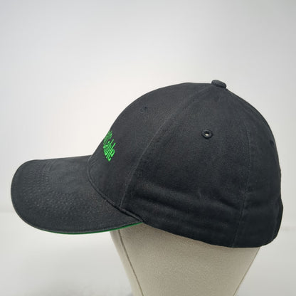 Asset Crafted Baseball Cap Black Green One Size General Cable Logo Strapback Hat