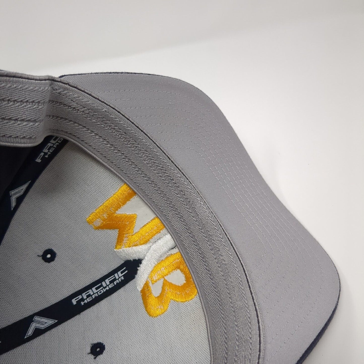 MYB Fitted Hat Blue 6 7/8-7 3/8 Flexfit Embroidered Pro Model Pacific Headwear