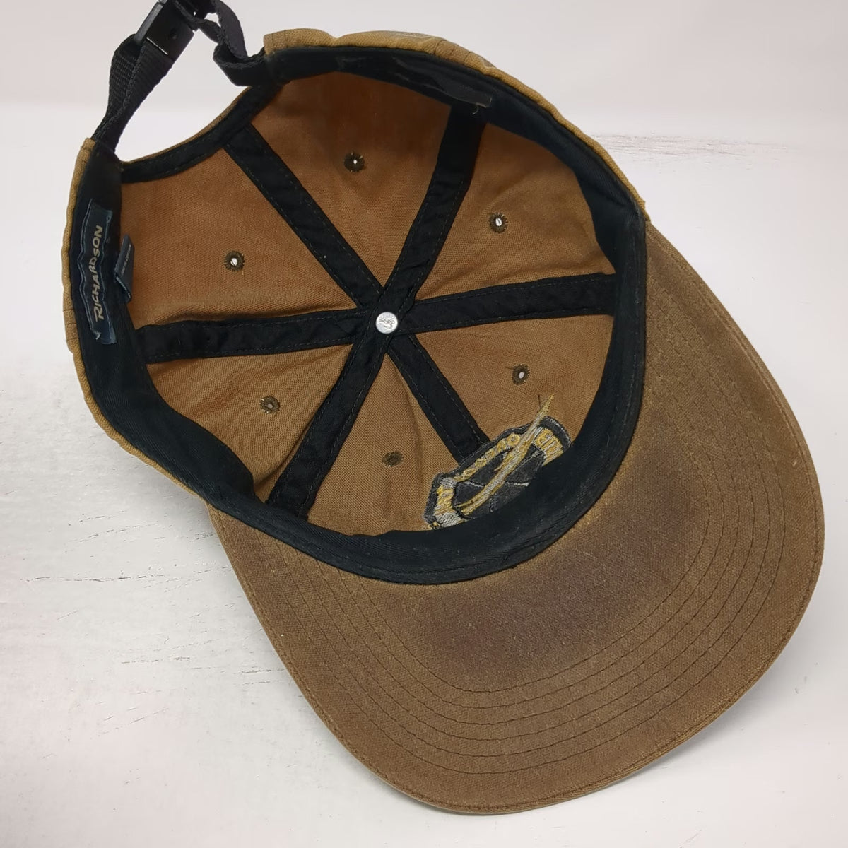 Richardson Baseball Cap Brown One Size Oregon Trail Electric Co-Op Logo Hat
