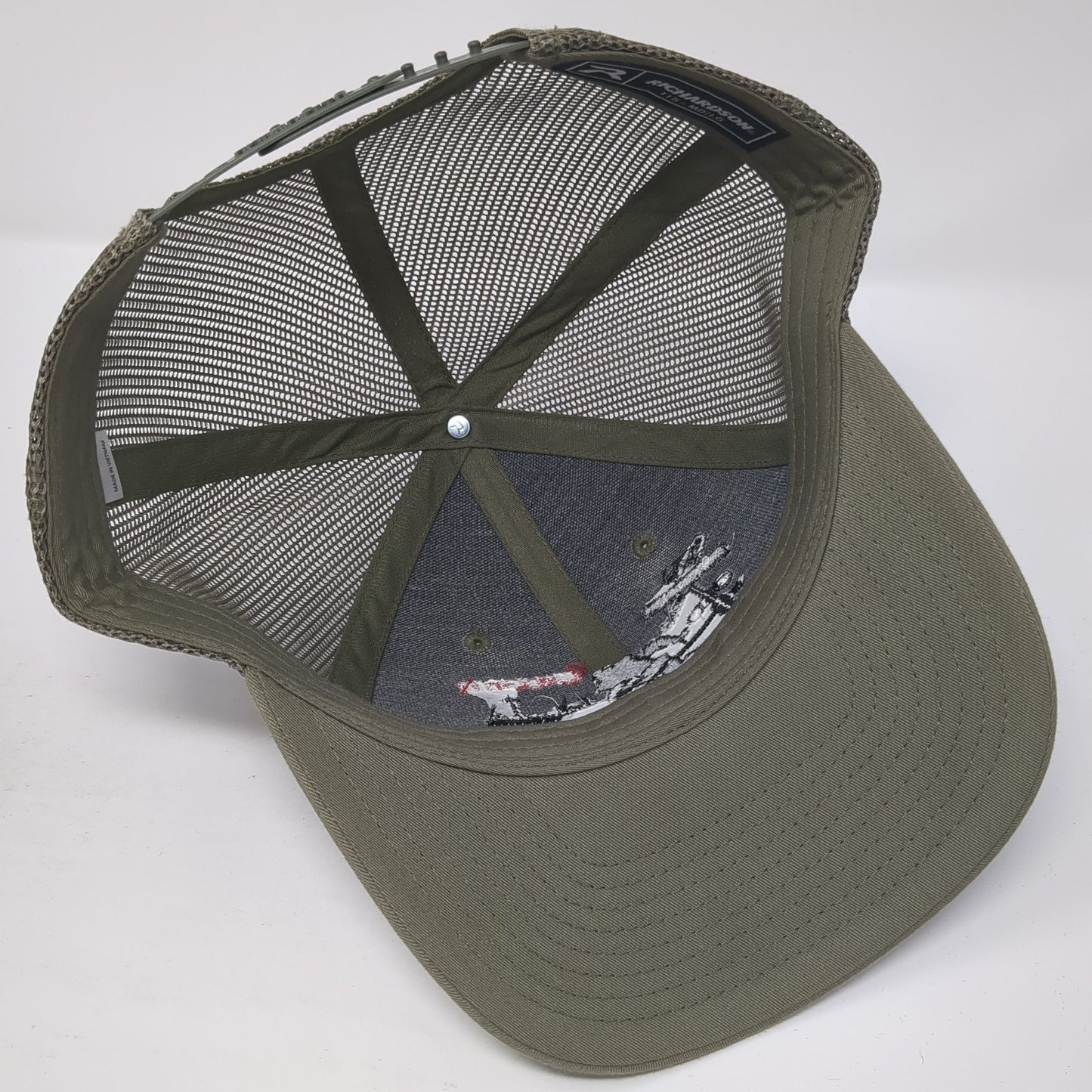 Telecoms Signal Doing It Right Trucker Hat Green L Adjustable Mesh Richardson