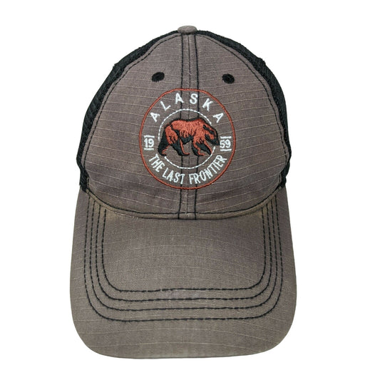 Alaska The Last Frontier Hat Cap Meshback Snapback Adjustable Prairie Mountain