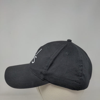 Keke's Strapback Hat Black One Size Embroidered 6 Panel Cap America