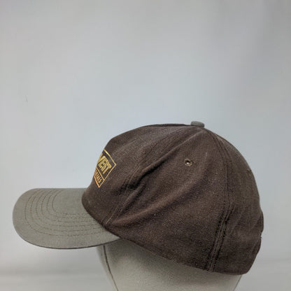 BMC West Building Materials Snapback Hat Brown OSFA Adjustable