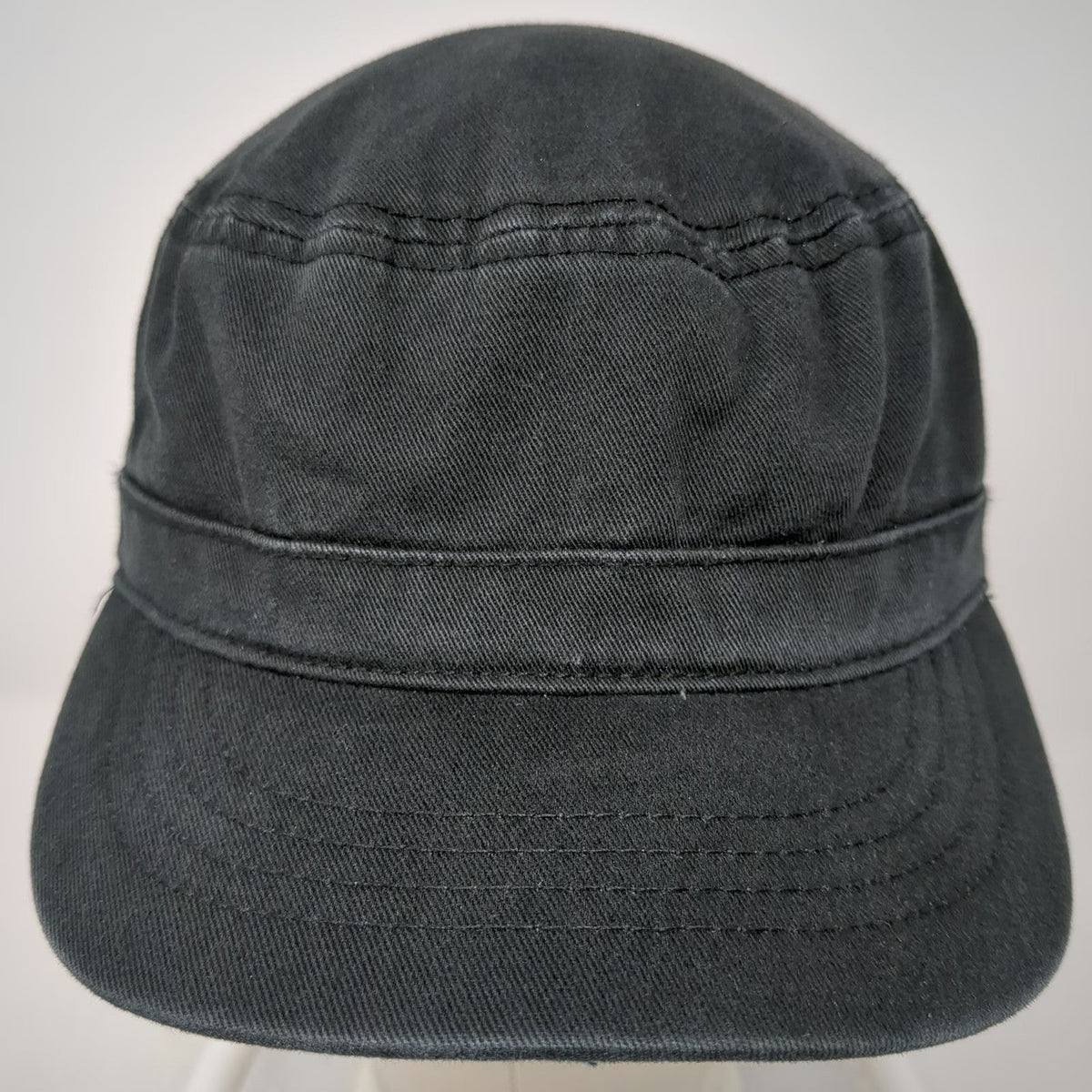 Chef Works Army Cap Black M Adjustable Solid Cotton Workwear Uniform Kitchen Hat