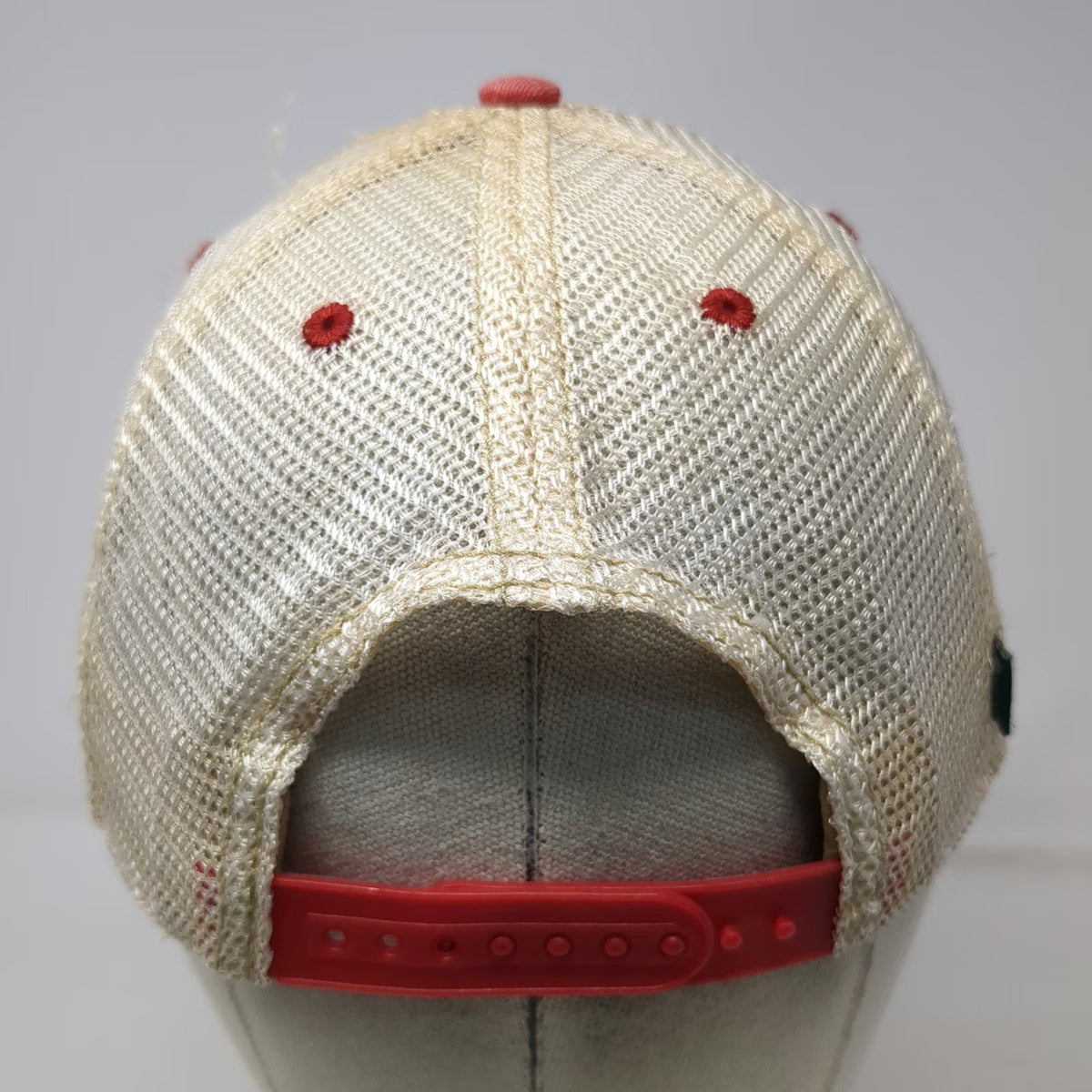Legacy Trucker Hat Red One Size Nashville Tennessee State Stars Mesh Snapback