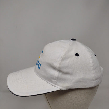Costa Strapback Hat White One Size Adjustable Vented Holes 6 Panel Unique Europe