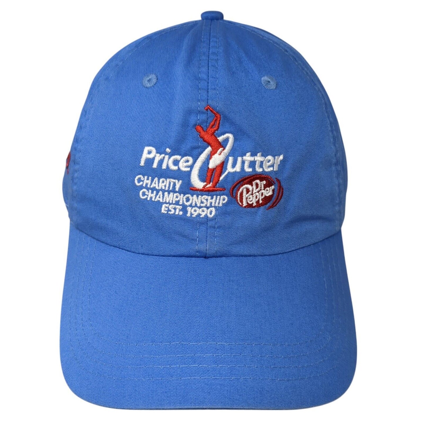 Price Cutter Charity Championship Dr Pepper Strapback Hat Blue OS Classic Fit