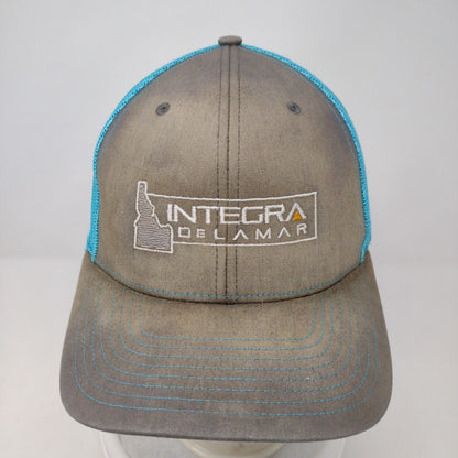 Integra De Lamar Snapback Trucker Hat Multicolor OSFA Adjustable Mesh Back
