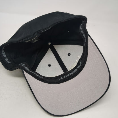 Port Authority Baseball Cap Black XL Live Poker Room Fitted Flexfit Curved Hat