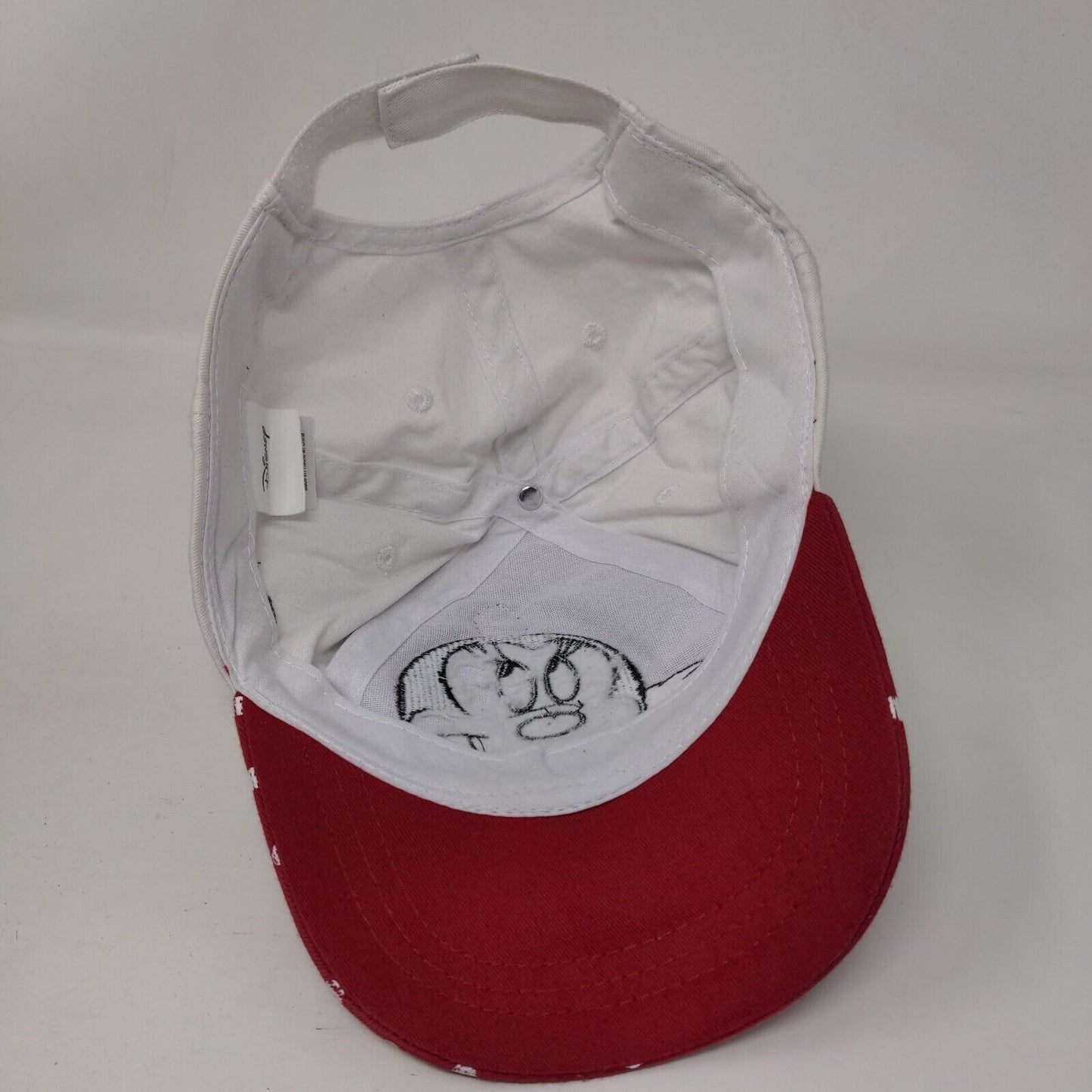 Disney Minnie Mouse Strapback Hat Multi One Size Embroidered Polka Dot