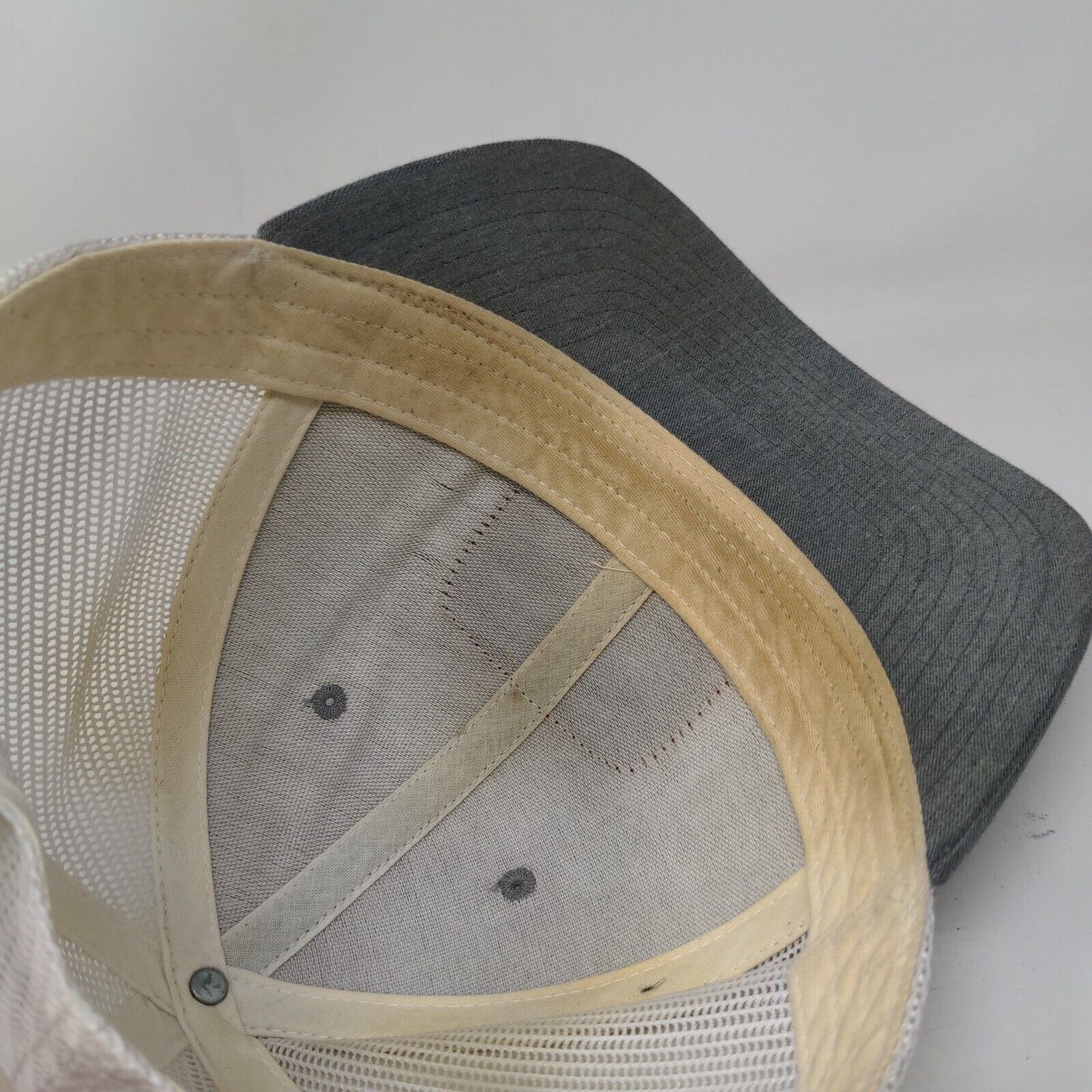True North Iron Man Patch Snapback Mesh Back Trucker Hat Gray One Size