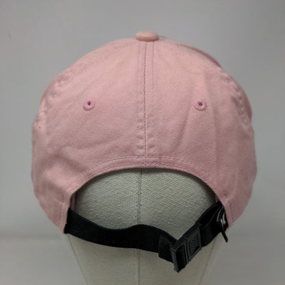 Hurley Slideback Hat Pink One Size Adjustable 6 Panel Vent Holes Yupoong
