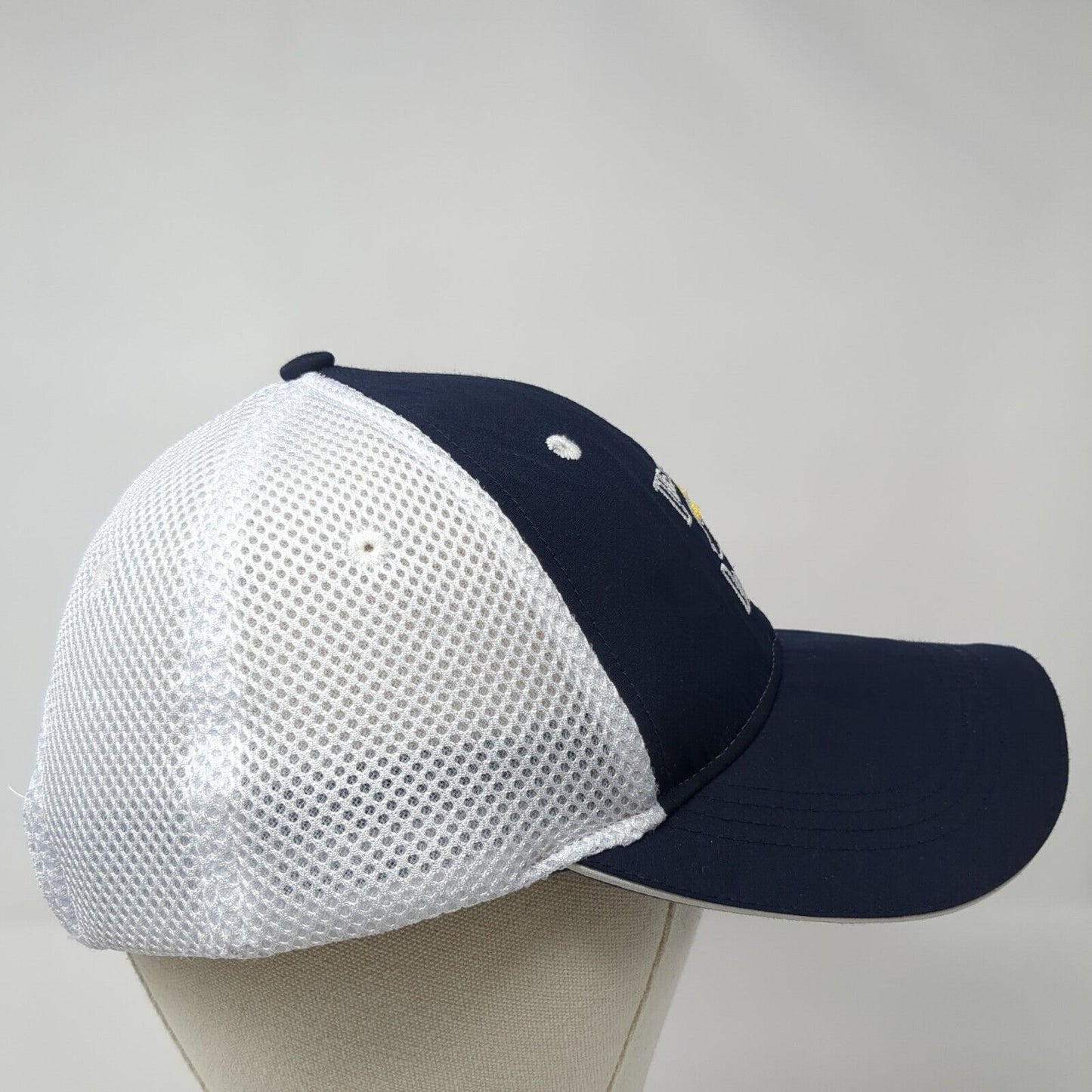 The Salty Dog Cafe Strapback Mesh Back Hat Blue One Size Classic Cut