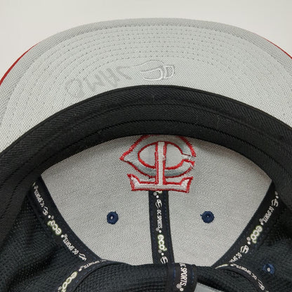 OC Sports Baseball Cap Blue Red M TC Logo Embroidered ProFlex Stretch Fit hat