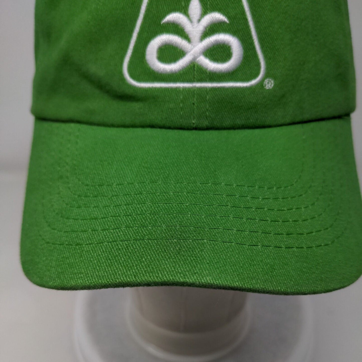 Pioneer Strapback Hat Green One Size Adjustable Embroidered 6 Panel
