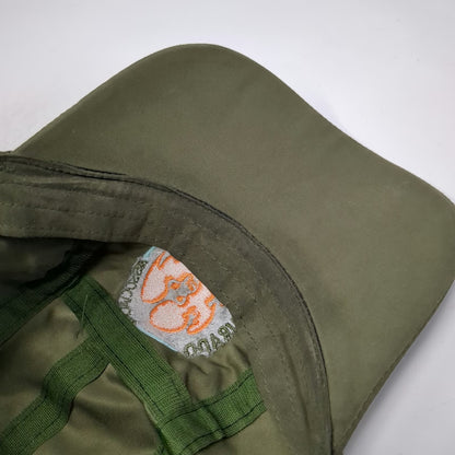 Kimilly Robinson 5 Panel Green Hat One Size Zip Pocket Monkey Wildlife Logo Cap