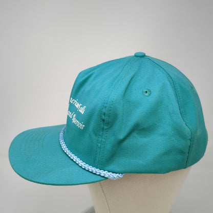 Trucker Blue Rope American Falls Dam Reservoir Graphic Outdoor Hat Vintage