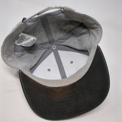 VANS Off The Wall Since 1966 Snapback Hat Gray One Size Adjustable Embroidered