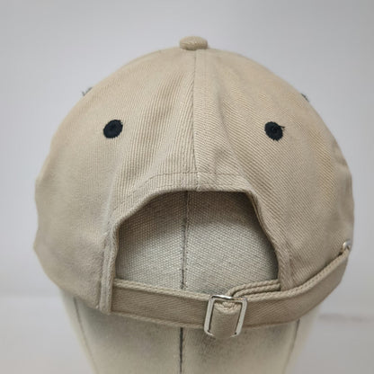 Art Headwear Baseball Cap Beige Red Blue Yellow OSFM Embroidered Hat Slideback