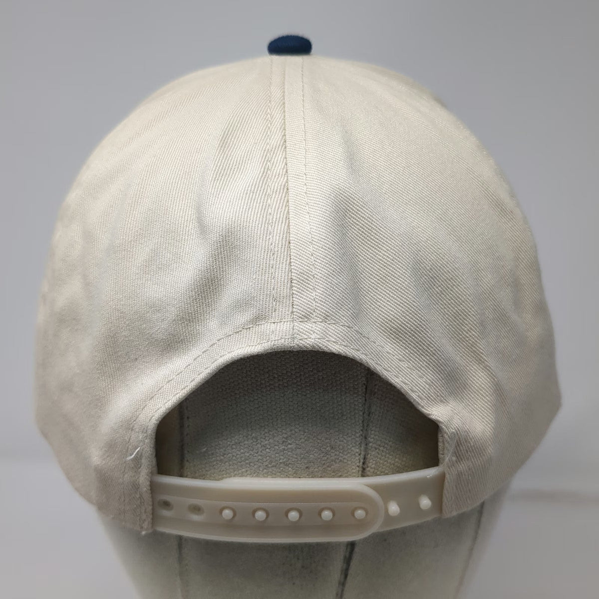 David and Young 5 Panel Hat Beige Blue One Size Mama Lemon Fruit Snapback