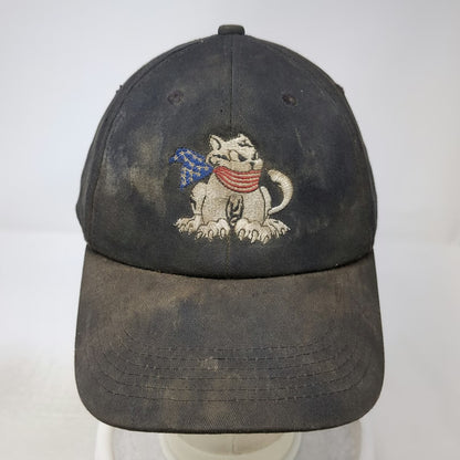 Tucker Sno-Cat Corp Snapback Black Hat OSFM Embroidered Mascot Logo Industrial