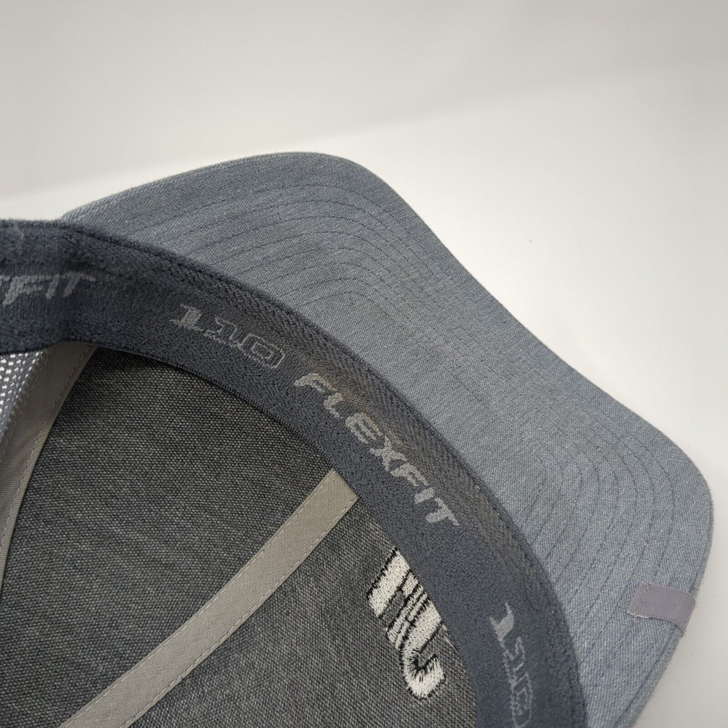 HC Snapback Mesh Back Trucker Hat Gray One Size Mesh Back Flexfit 110