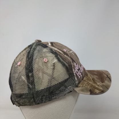 Redhead Strapback Trucker Hat Camouflage OSFM Adjustable Vented Holes Mesh Back