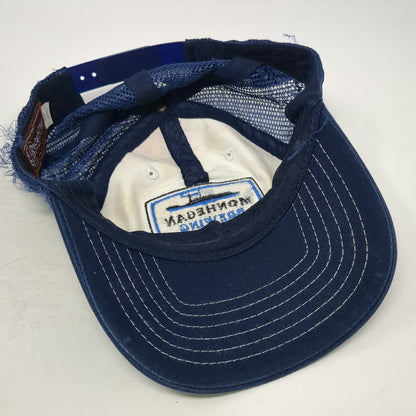 Brewery Branding Co Monhegan Brewing Co Trucker Hat Blue One Size Mesh Snapback