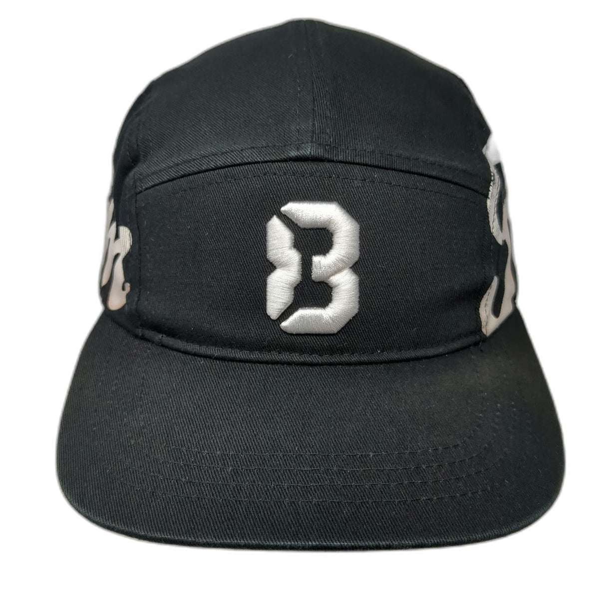 Freedom83 Clothing Co. 5 Panel Black One Size Hat Freedom Script Graphic B Logo