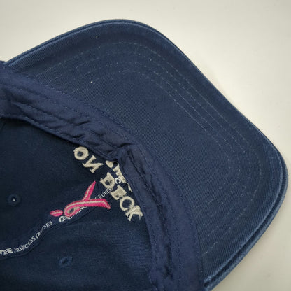 Princess Cruises Baseball Cap Blue One Size On Deck For The Cure Pink Ribbon Hat