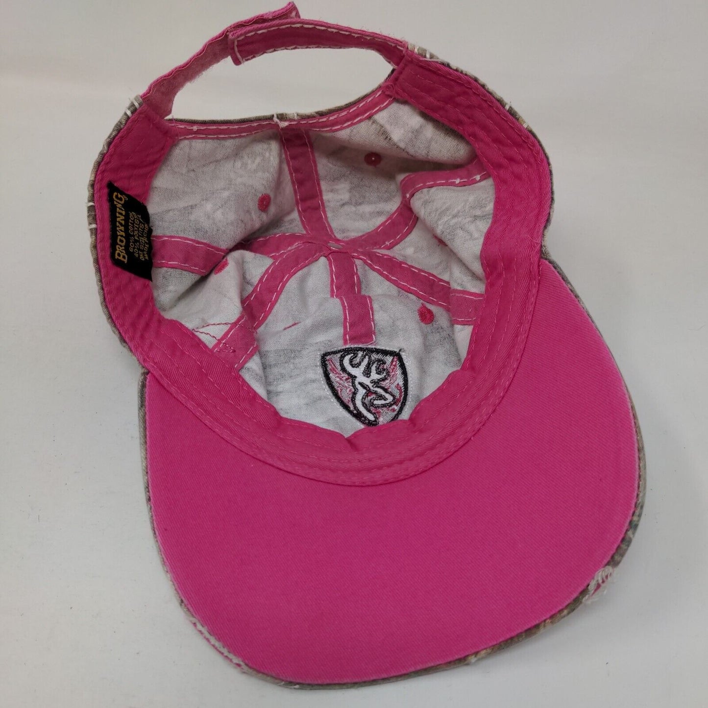 Browning The Best There Is Strapback Hat Camouflage OSFA Vent Holes