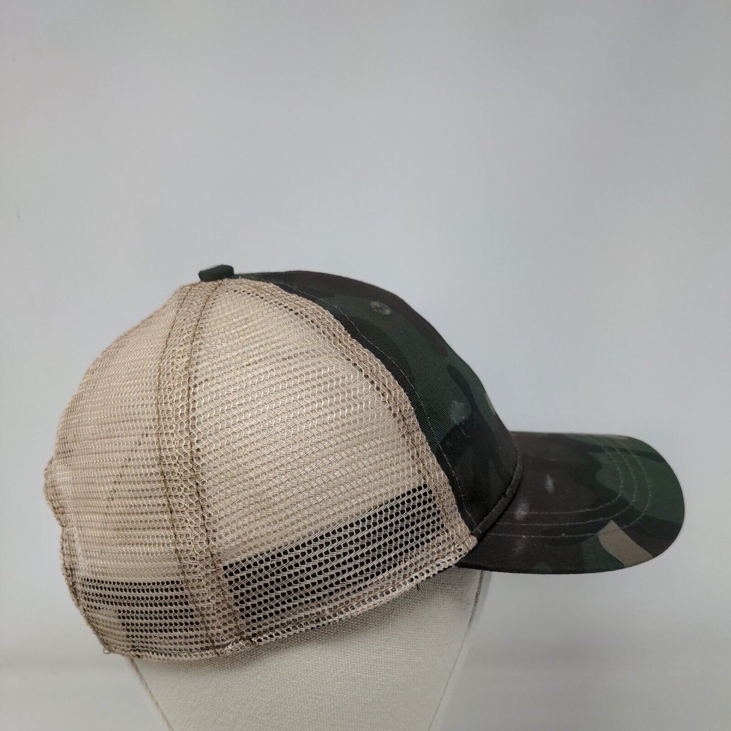 Infinity Snapback Trucker Hat Camouflage OSFM Adjustable Mesh Back 6 Panel