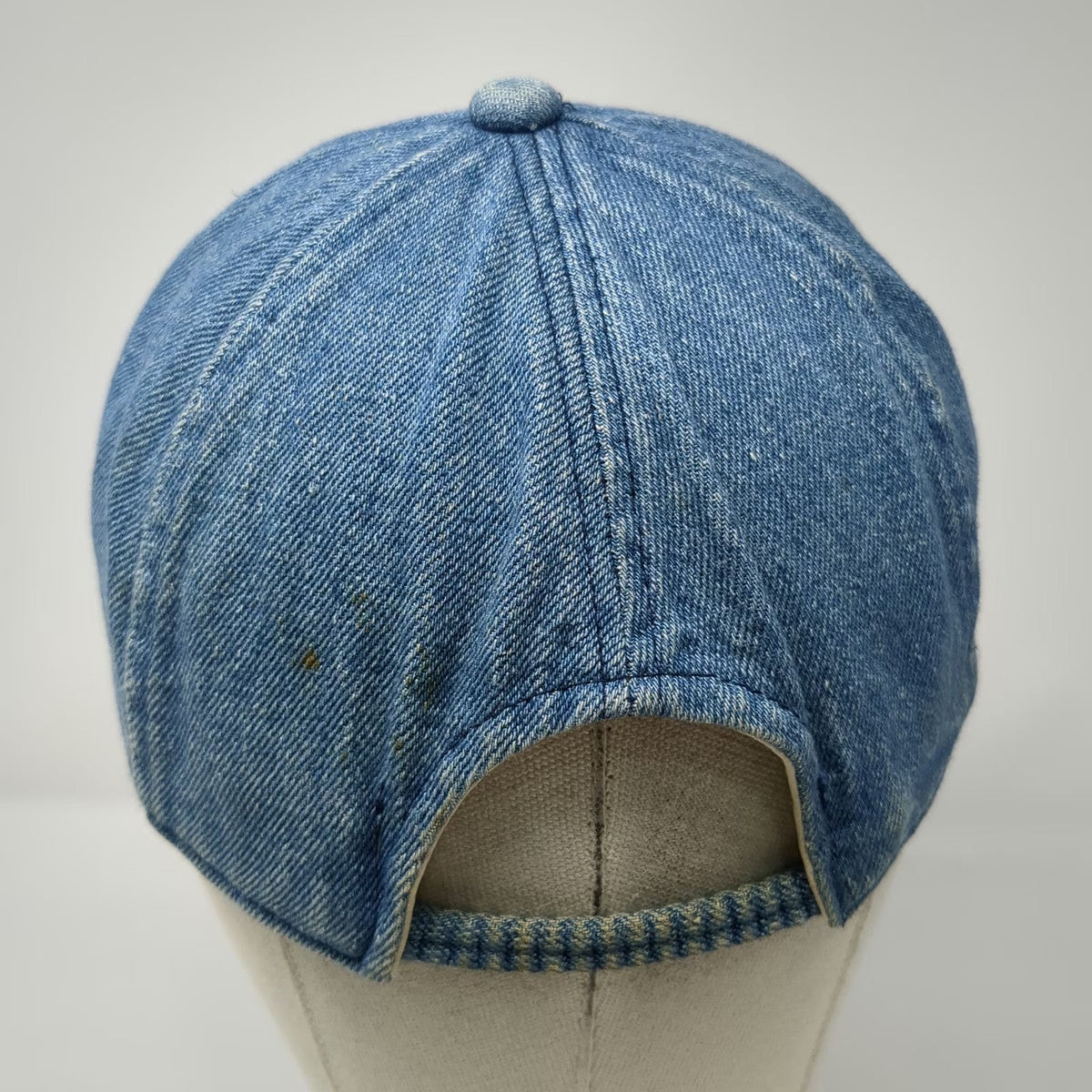 The Disney Store Baseball Cap Blue One Size Denim Pocahontas Meeko Character Hat