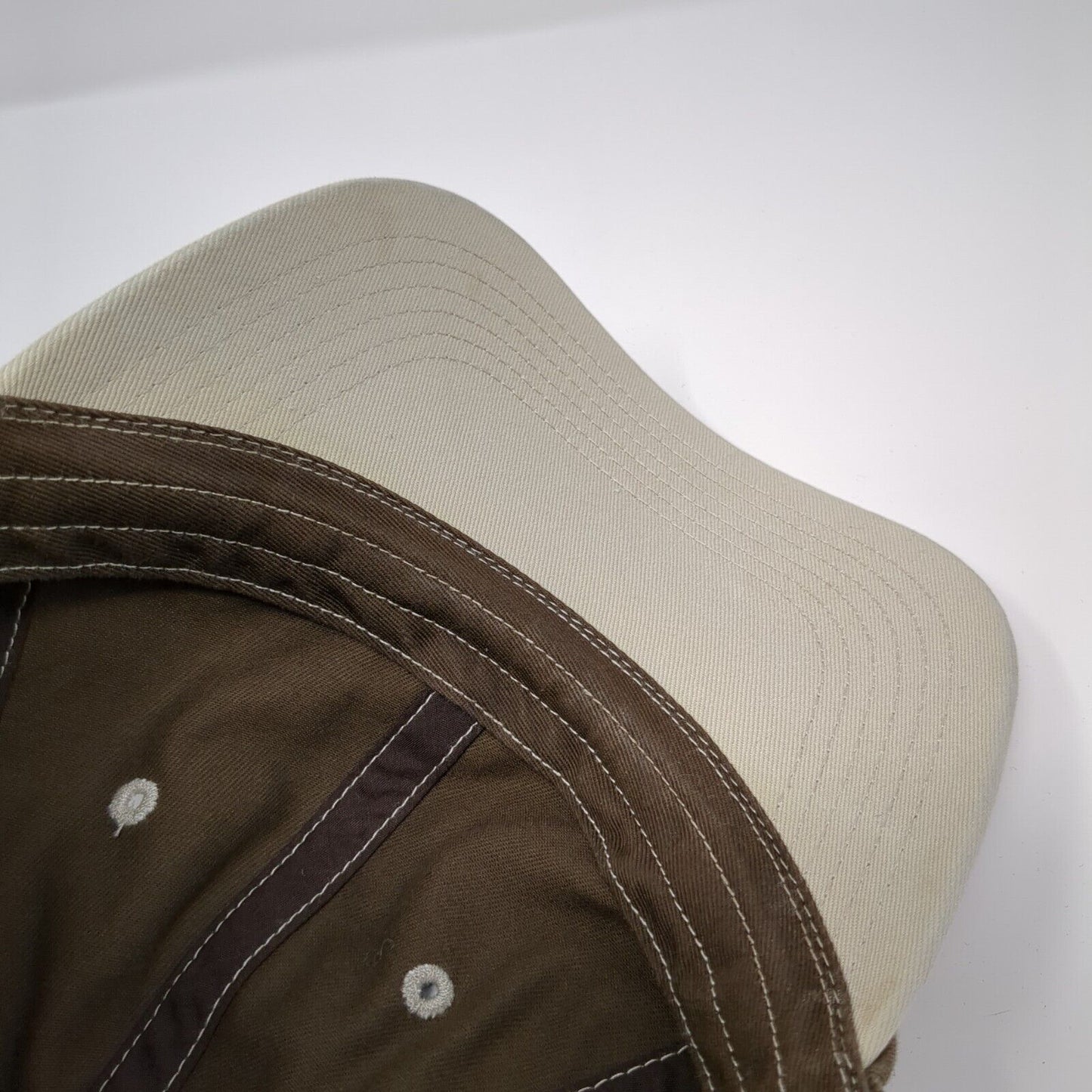 Port Authority Strapback Hat Brown One Size Adjustable 6 Panel Blank