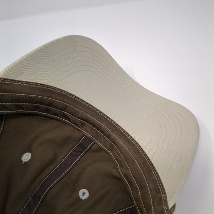 Port Authority Strapback Hat Brown One Size Adjustable 6 Panel Blank