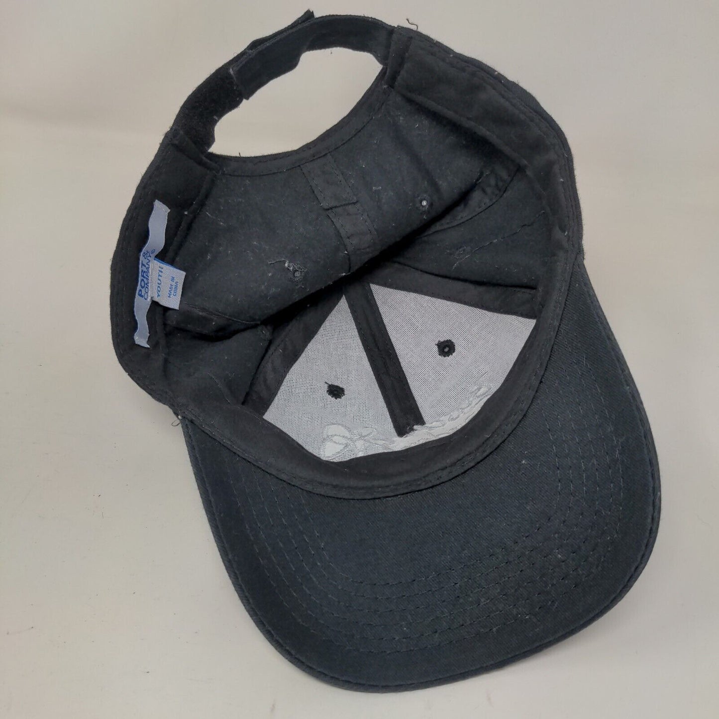 Busch Gardens Strapback Hat Blue Youth Embroidered Port & Company