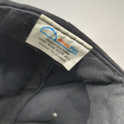 Ama Pro Trucker Black Blue Hat Celebrate Idaho 1890 Centennial Rope Vintage