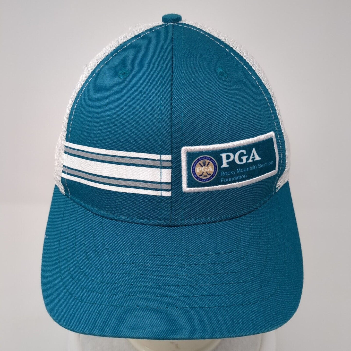 PGA Snapback Trucker Hat Blue One Size Rocky Mountain Section Foundation