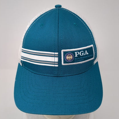 PGA Snapback Trucker Hat Blue One Size Rocky Mountain Section Foundation