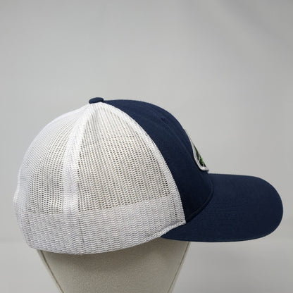 Cutting Edge Snapback Trucker Hat Blue M/L Adjustable Mesh Back Richardson